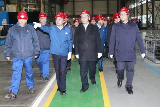 雷凡培、楊金成到渤船集團(tuán)調(diào)研
